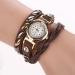 Bracelet Watch Women Rhinestone Crystal Relogio Feminino PU Leather Strap Gift Dress Clock CF