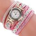 Bracelet Watches Women Rhinestone Crystal Dress Clock Relogio Feminino Analog Quartz Watch Gift CF