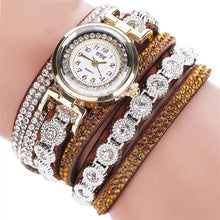 Bracelet Watches Women Rhinestone Crystal Dress Clock Relogio Feminino Analog Quartz Watch Gift CF