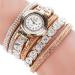 Bracelet Watches Women Rhinestone Crystal Dress Clock Relogio Feminino Analog Quartz Watch Gift CF
