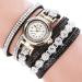 Bracelet Watches Women Rhinestone Crystal Dress Clock Relogio Feminino Analog Quartz Watch Gift CF