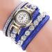 Bracelet Watches Women Rhinestone Crystal Dress Clock Relogio Feminino Analog Quartz Watch Gift CF