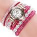 Bracelet Watches Women Rhinestone Crystal Dress Clock Relogio Feminino Analog Quartz Watch Gift CF
