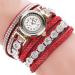 Bracelet Watches Women Rhinestone Crystal Dress Clock Relogio Feminino Analog Quartz Watch Gift CF