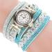 Bracelet Watches Women Rhinestone Crystal Dress Clock Relogio Feminino Analog Quartz Watch Gift CF