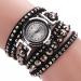 Bracelet Watches Women Rhinestone Crystal Gold Dress Clock Quartz Ladies Gift Relogio Feminino CF