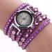 Bracelet Watches Women Rhinestone Crystal Gold Dress Clock Quartz Ladies Gift Relogio Feminino CF