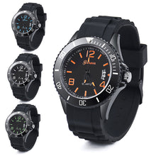 Luxury Casual Sport Watch Men Silicone Thin Case Watches QuartzWatch Man Clock Relogio Masculino CF