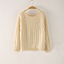 Brand New Autumn Winter Female Mohair Sweater Plus Size Knitted Long Sleeve O-neck Pullovers Hot  70077 SM6
