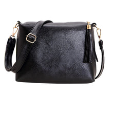 er women bag soft leather crossbody bag shoulder bags women messenger bags candy color small tassel bolsos CF