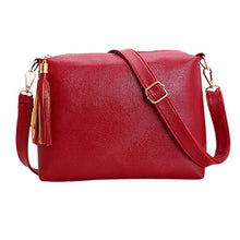 er women bag soft leather crossbody bag shoulder bags women messenger bags candy color small tassel bolsos CF
