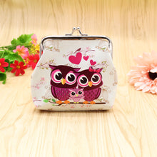 Lovely Women Lady Retro Vintage Owl Print Small Wallet Hasp Purse Clutch Bag Hasp Coin Purses Small CF