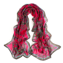 Bufandas mujer Rattan Womens Voile Long Stole Scarves Shawl Scarf Stylish Vintage scarf women CF