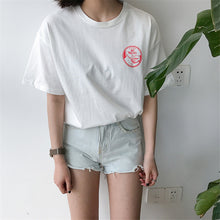 Character Letter Print t-shirt Plus Size  New Fashion Harajuku Women T shirts Casual Short Sleeve O-neck Tops 72679 SM6