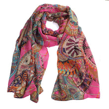 Chiffon Scarf From india Beach Scarves Sexy Shawls poncho Women Girl Printed Silk Long Soft Scarfs Wrap CF