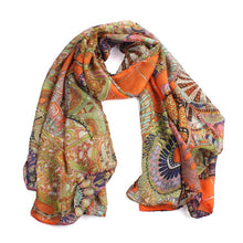 Chiffon Scarf From india Beach Scarves Sexy Shawls poncho Women Girl Printed Silk Long Soft Scarfs Wrap CF