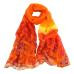 Chiffon ScarfWomen Flower Cashmere Scarf tops Womens Ladies Voile Stole Scarves Wraps Shawl Scarf CF