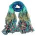 Chiffon ScarfWomen Flower Cashmere Scarf tops Womens Ladies Voile Stole Scarves Wraps Shawl Scarf CF