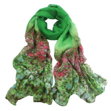 Chiffon ScarfWomen Flower Cashmere Scarf tops Womens Ladies Voile Stole Scarves Wraps Shawl Scarf CF
