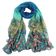Chiffon ScarfWomen Flower Cashmere Scarf tops Womens Ladies Voile Stole Scarves Wraps Shawl Scarf CF