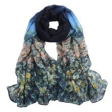 Chiffon ScarfWomen Flower Cashmere Scarf tops Womens Ladies Voile Stole Scarves Wraps Shawl Scarf CF