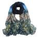 Chiffon ScarfWomen Flower Cashmere Scarf tops Womens Ladies Voile Stole Scarves Wraps Shawl Scarf CF