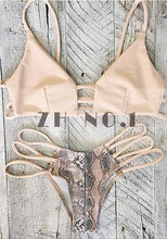 Cupshe Hot Cupshe Women Garden Floral Halter Bikini Set Beach Suit Biquini Floral beachwear N96ZN1 CF
