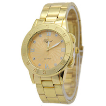 DGJUD Lady Quartz Gold Watches Women Silver Wristwatch Luxury Rhinestone Crystal Quartz Relogio Feminino CF