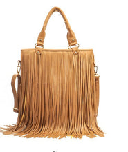 Designer Handbags Street Western Punk Tassel Fringe Tote Bags PU Leather Shoulder Casual Bag bolsos mujer CF