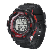 Digital Watch Men Top Luxury Military Army Big Dial Relogio Masculino LED Rubber Band Date Alarm Wrist Watch CF