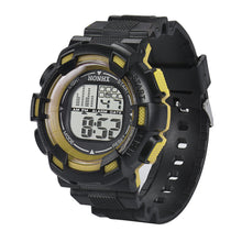 Digital Watch Men Top Luxury Military Army Big Dial Relogio Masculino LED Rubber Band Date Alarm Wrist Watch CF