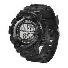 Digital Watch Men Top Luxury Military Army Big Dial Relogio Masculino LED Rubber Band Date Alarm Wrist Watch CF