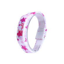 Digital Watch Men Womens Bracelet LED Watches Kids Boy Girl relogio Rubber Red LED Watches Wristwatch Gift CF