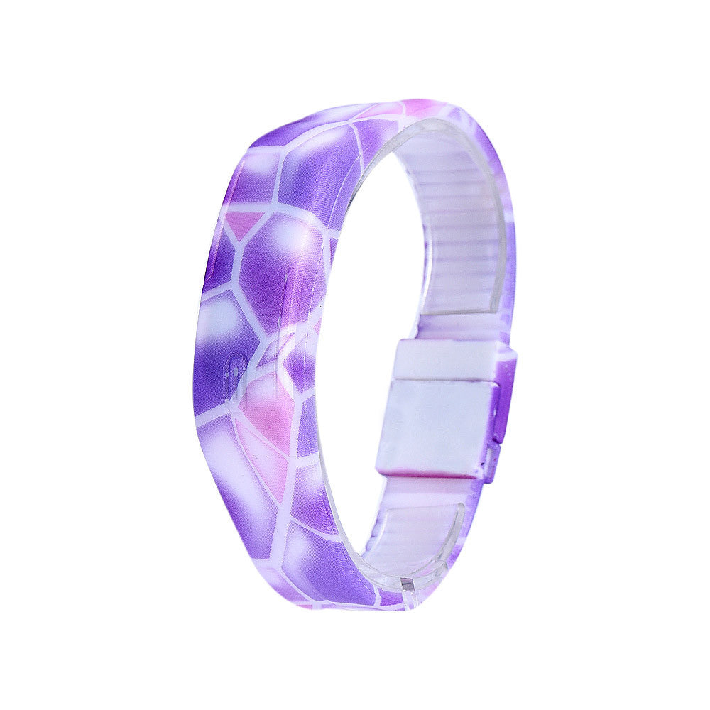 Digital Watch Men Womens Bracelet LED Watches Kids Boy Girl relogio Rubber Red LED Watches Wristwatch Gift CF