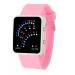 Digital Watch Women Relogio Montre Dress Clock Futuristic Japanese Style Multicolor LED Silicone Band Watch CF