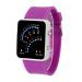 Digital Watch Women Relogio Montre Dress Clock Futuristic Japanese Style Multicolor LED Silicone Band Watch CF