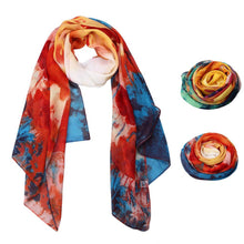 Elegant Lsdies Tulip Chiffon Women Scarf Shawl Scarf Scarves Wrap Stole Warm echarpes foulards CF