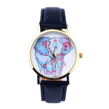 Elephant Pattern Leather Watch Women Dress Watches Quartz Watch Bracelet Mujer Montre Women Top Relogio Luxury Gift CF