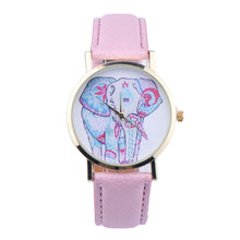 Elephant Pattern Leather Watch Women Dress Watches Quartz Watch Bracelet Mujer Montre Women Top Relogio Luxury Gift CF
