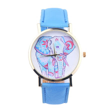 Elephant Pattern Leather Watch Women Dress Watches Quartz Watch Bracelet Mujer Montre Women Top Relogio Luxury Gift CF