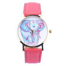Elephant Pattern Leather Watch Women Dress Watches Quartz Watch Bracelet Mujer Montre Women Top Relogio Luxury Gift CF