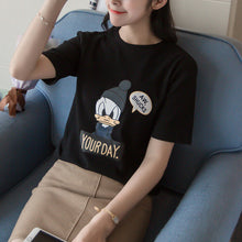 Embroidery T-shirts New  Women Summer T Shirt Fashion Tops Plus Size Female Short Sleeve t shirts 72610 SM6