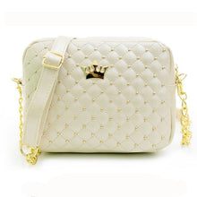 Excellent Quality Womens Bag Women Messenger Bags Rivet Chain Shoulder Bag PU Leather Crossbody Ladies Bolso CF