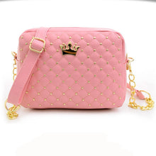 Excellent Quality Womens Bag Women Messenger Bags Rivet Chain Shoulder Bag PU Leather Crossbody Ladies Bolso CF