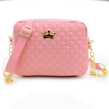 Excellent Quality Womens Bag Women Messenger Bags Rivet Chain Shoulder Bag PU Leather Crossbody Ladies Bolso CF