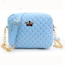 Excellent Quality Womens Bag Women Messenger Bags Rivet Chain Shoulder Bag PU Leather Crossbody Ladies Bolso CF