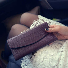 Excellent quality 2PC Vintage Women Purse PU leather long design women wallet card wallet Bolsa CF