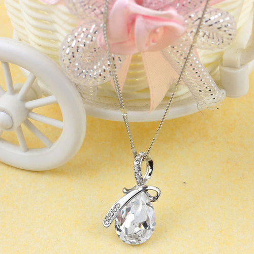 Famous Chains Necklaces Silver Rose Gold Alloy Link Chains Key Pendant Necklaces For Women Gift CF