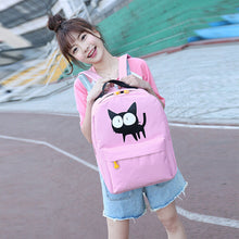 Famous Backpack Backpacks for Teenage Girls School Bags Mochila Feminina Cat Printing Backpack 1566 CF