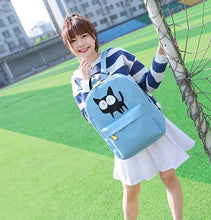 Famous Backpack Backpacks for Teenage Girls School Bags Mochila Feminina Cat Printing Backpack 1566 CF